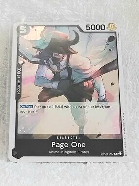 Mint One Piece Page One Rare Character Foil Card OP08-092!!